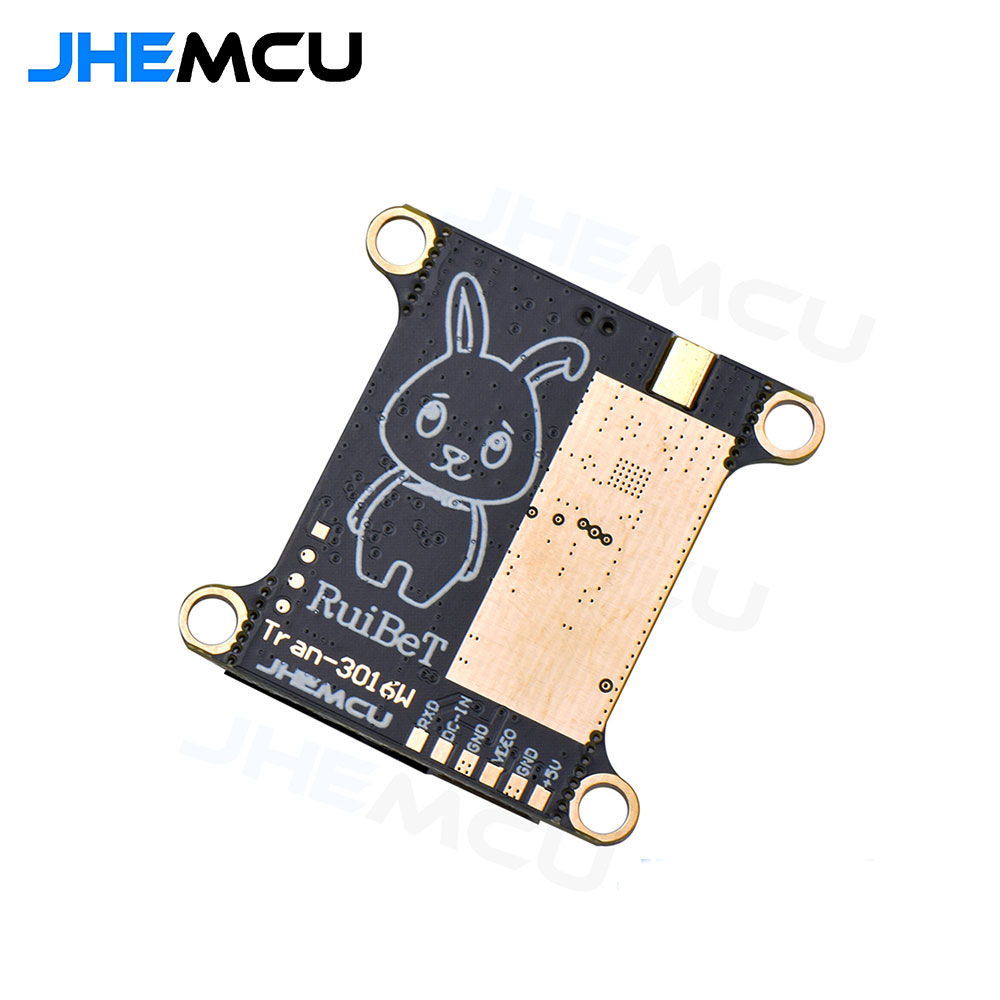 JHEMCU RuiBet Tran-3016W 5.8G 40CH 1.6W PitMode 25mW 200mW 400mW 800mW 1600mW Adjustable VTX 2-6S 30X30mm-HPXGRC