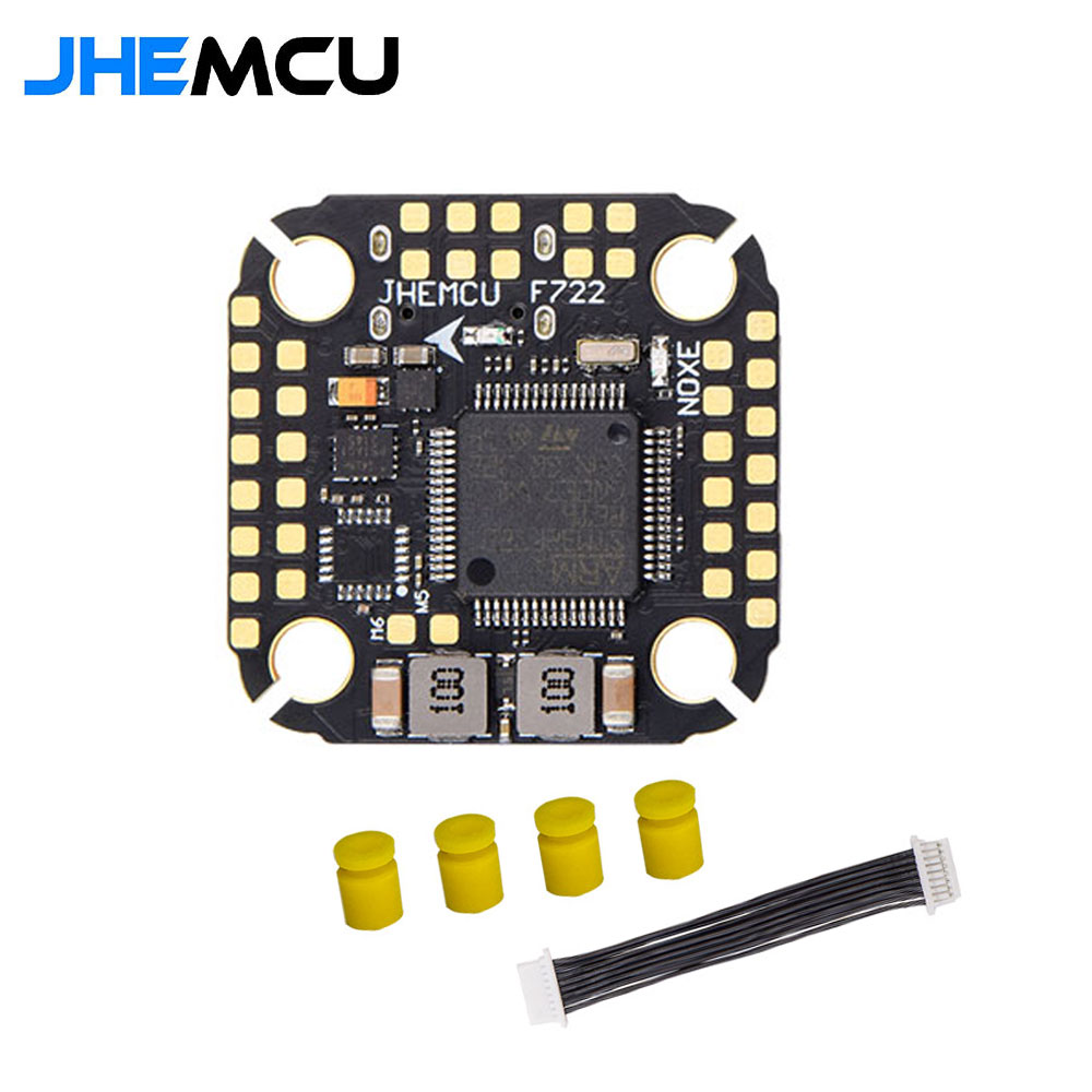 JHEMCU F722 NOXE Flight Controller Built-in Gyro Barometer OSD 16MB BlackBox Dual BEC 3-6S 20X20mm 