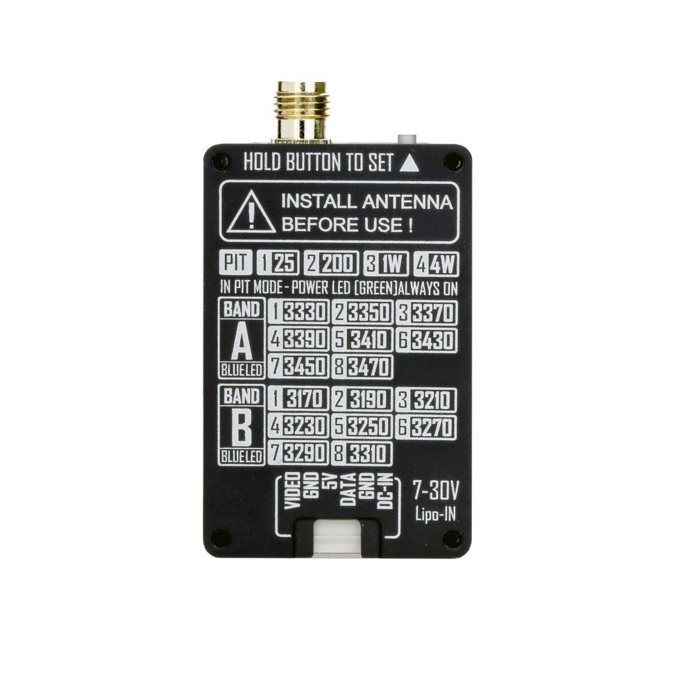 RUSHFPV 3.3G 4W VTX Transmitter Module
