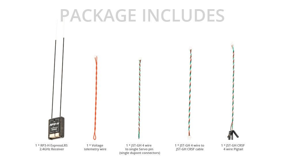 RP3-H&nbsp;ExpressLRS 2.4GHz Nano Receiver