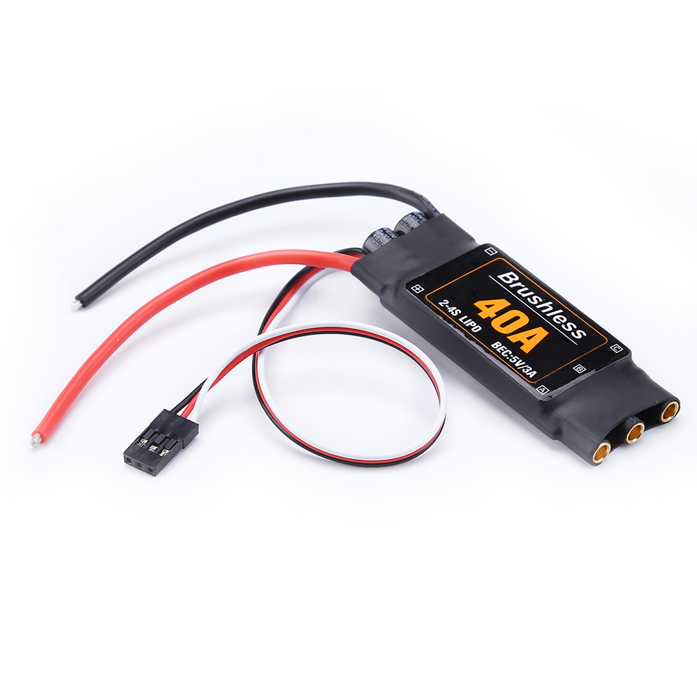 40A ESC 2-4S 5V/3A Brushless ESC Electronic Speed Controller For F450 S500 ZD550 RC Helicopter Quadcopter-HPXGRC