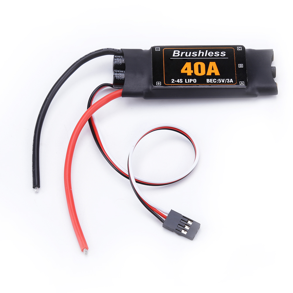 40A ESC 2-4S 5V/3A Brushless ESC Electronic Speed Controller For F450 S500 ZD550 RC Helicopter Quadcopter-HPXGRC