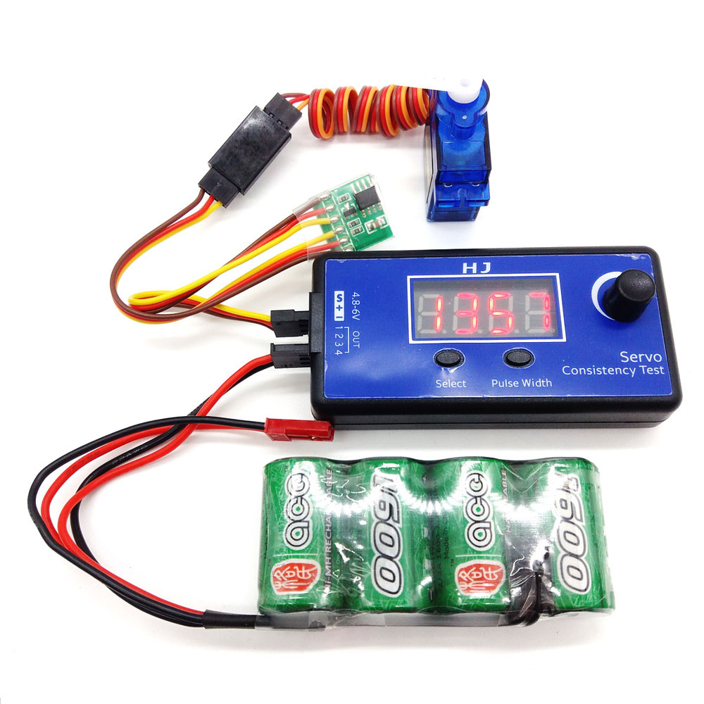 Universal Servo Inverter Signal 4-6V / 3.6V-24V Steering Gear Reverser Low/High Voltage For RC Servo Airplane V-tail-HPXGRC