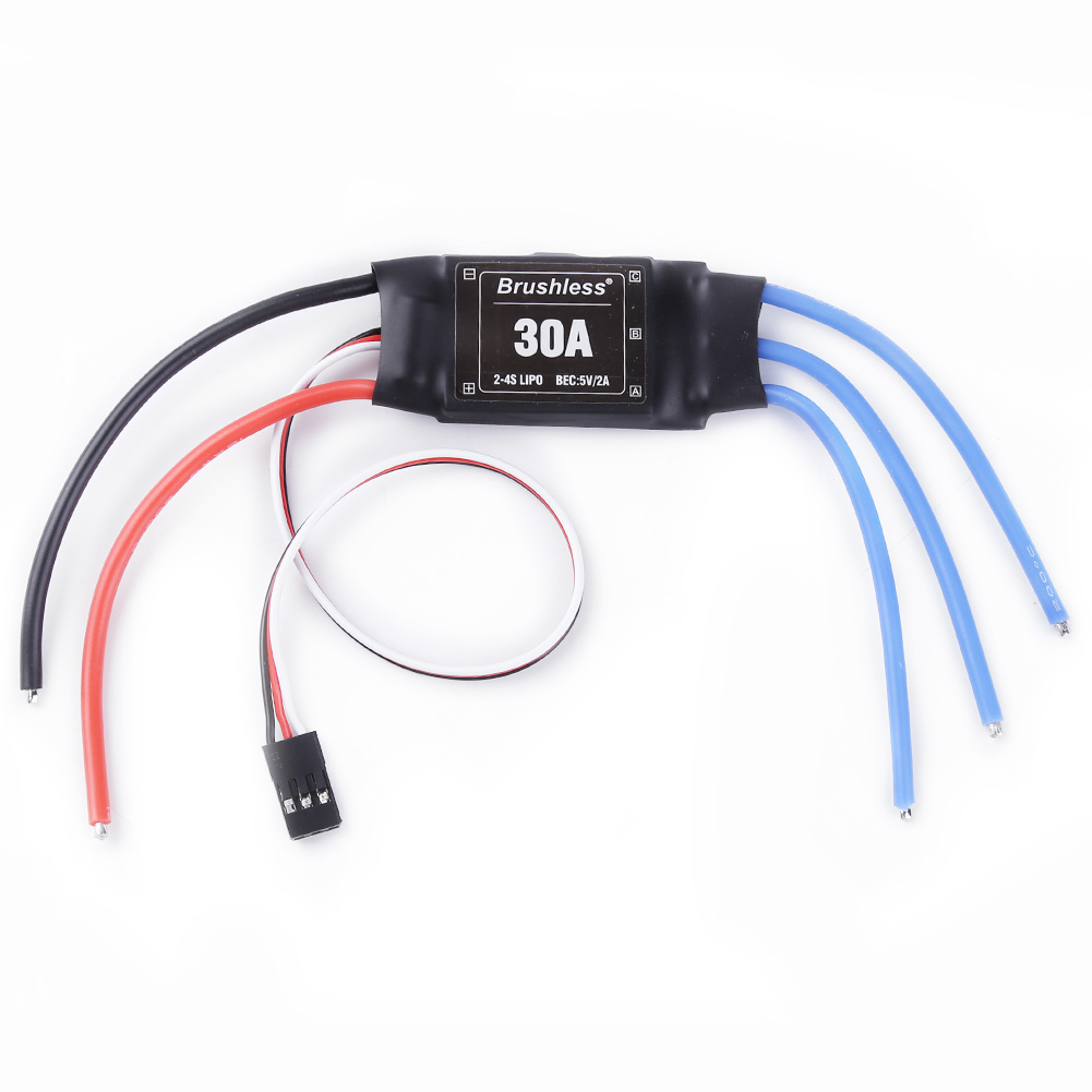 XXD 30A 2-4S ESC Brushless Motor Speed Controller RC BEC ESC T-rex 450 V2 Helicopter Boat for FPV F450 Mini Quadcopter Drone-HPXGRC
