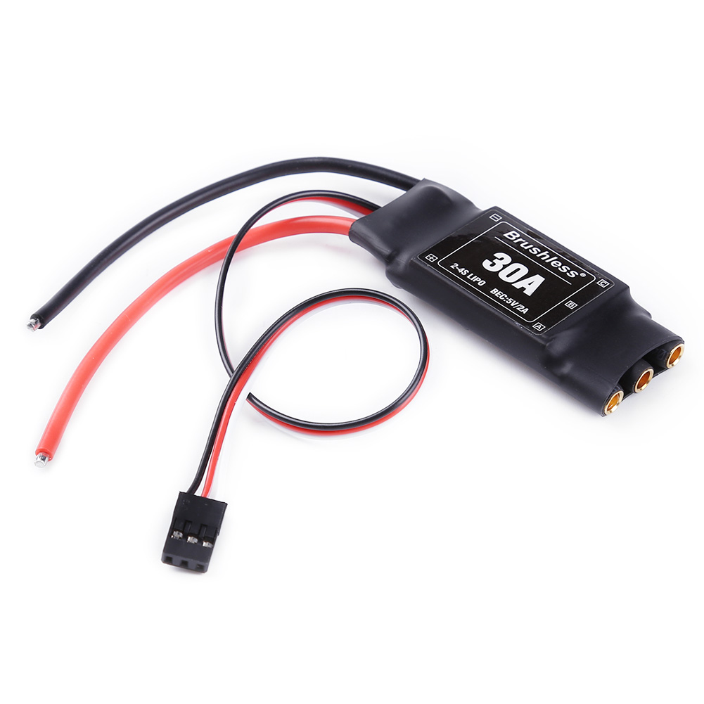 XXD 30A 2-4S ESC Brushless Motor Speed Controller RC BEC ESC T-rex 450 V2 Helicopter Boat for FPV F450 Mini Quadcopter Drone-HPXGRC