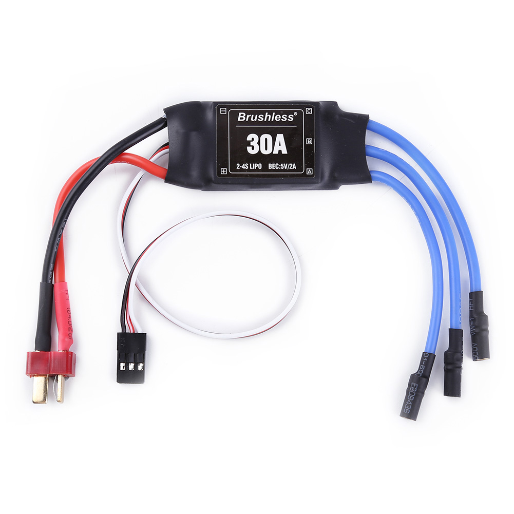 XXD 30A 2-4S ESC Brushless Motor Speed Controller RC BEC ESC T-rex 450 V2 Helicopter Boat for FPV F450 Mini Quadcopter Drone-HPXGRC