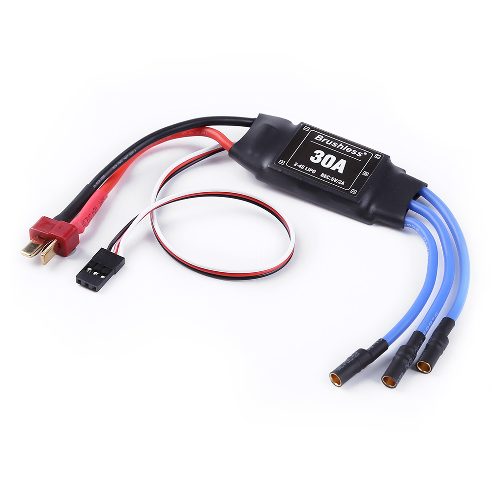 XXD 30A 2-4S ESC Brushless Motor Speed Controller RC BEC ESC T-rex 450 V2 Helicopter Boat for FPV F450 Mini Quadcopter Drone-HPXGRC