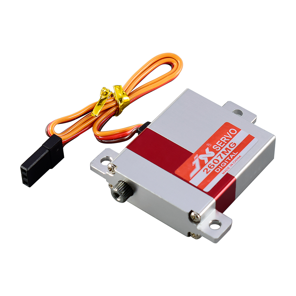 JX Servo PDI-2607MG 7.2kg 0.13sec Digital Full Metal Aluminium Case Wing Servo For RC Drone Glider Dual Ball Bearing-HPXGRC
