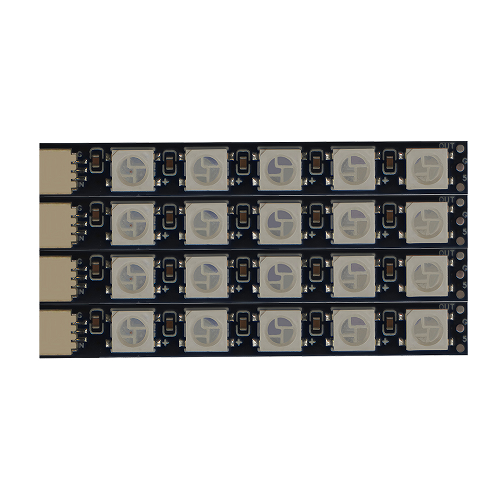 2812 RGB Programmable LED Light Strip (4pcs) 