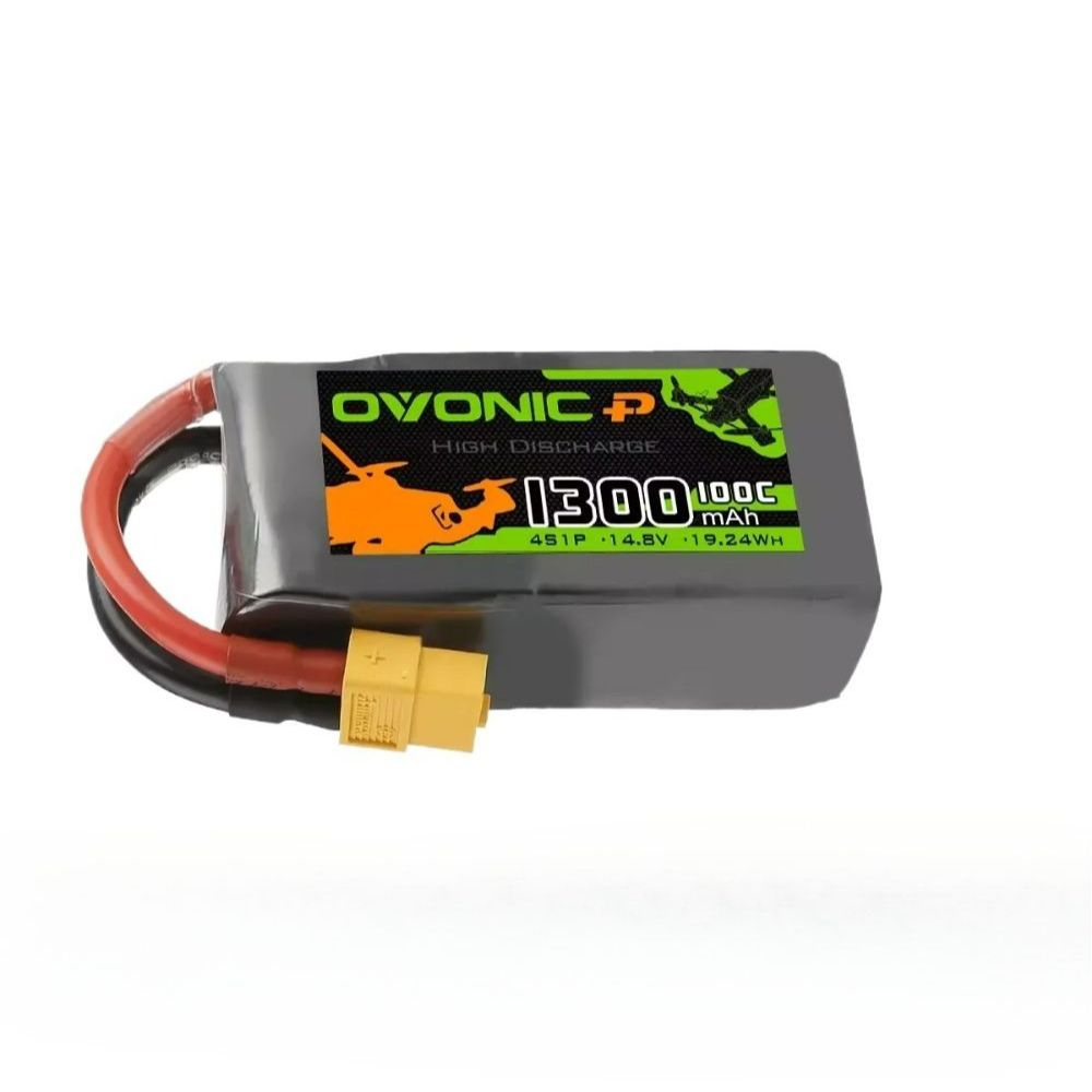 OVONIC 4S 6S Lipo Battery 1050mAh  1300mAh 1550mAh 1300mAh 1550mAh 2200mAh LiPo Battery Pack For FPV Helicopter Drone Boat Airplane-HPXGRC