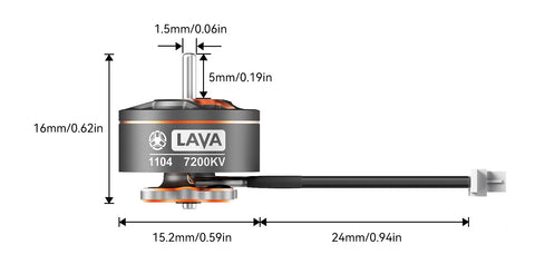 LAVA Series 1104 Brushless Motors