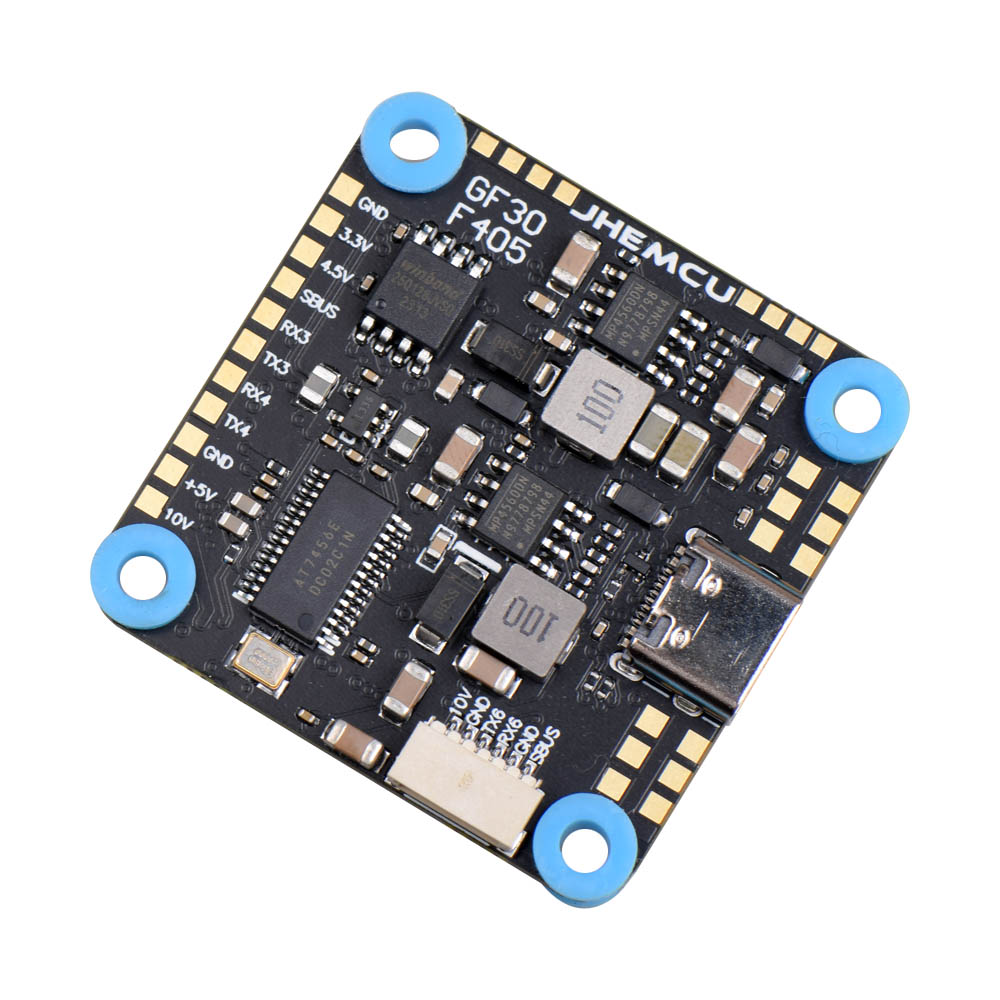 JHEMCU GF30F405-ICM Baro OSD BalckBox 5V 10V Dual BEC F405 Flight Controller 3-8S 30X30mm 