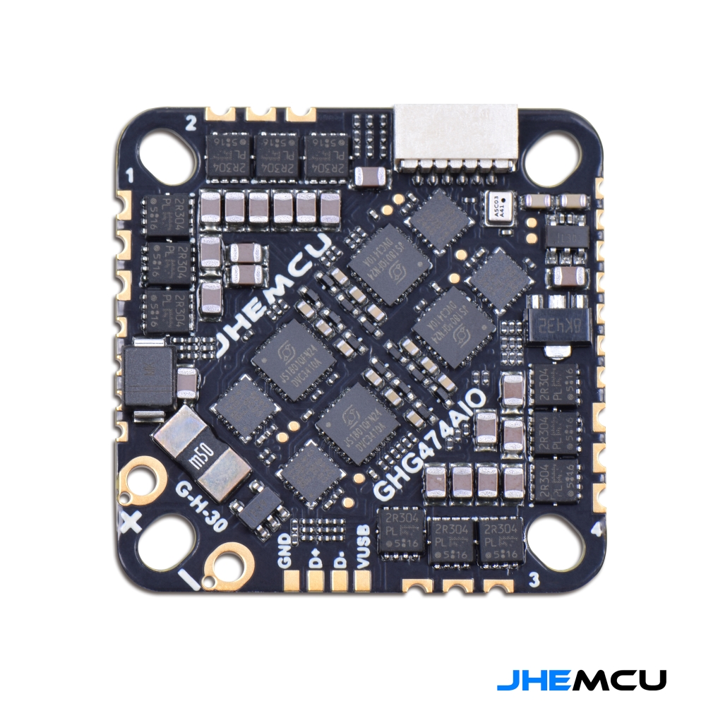 JHEMCU GHF411AIO-HD 40A F411 ICM42688P Flight Controller BLHELIS 40A 4in1 ESC 3-6S 