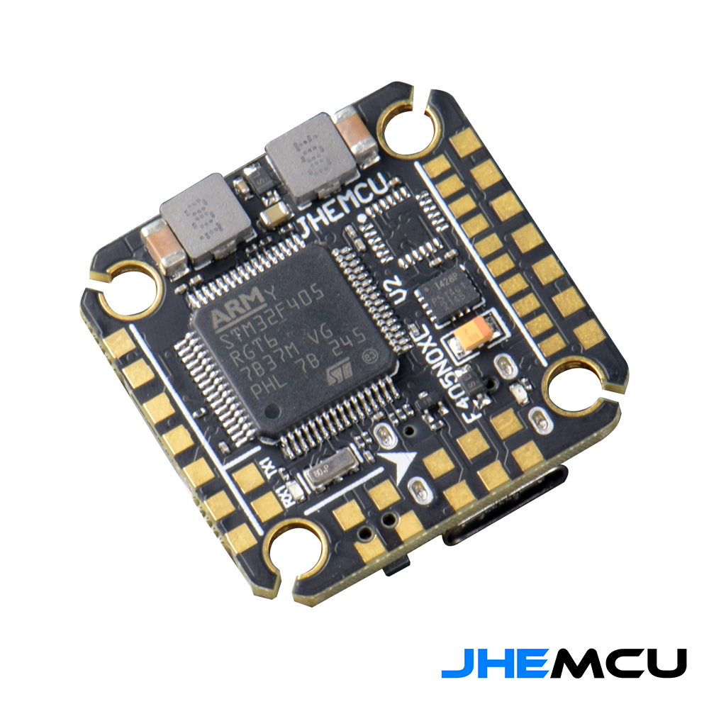 JHEMCU F405 NOXE V2 Flight Controller Baro OSD 16MB BlackBox 5V 10V Dual BEC 20X20mm 3-6S LIPO 