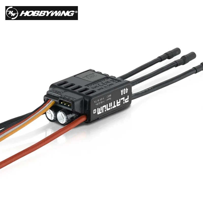 Hobbywing Platinum V4 25A 40A 60A 80A 120A Brushless ESC Electronic Speed Controller 3-6S Lipo Built-in BEC-HPXGRC