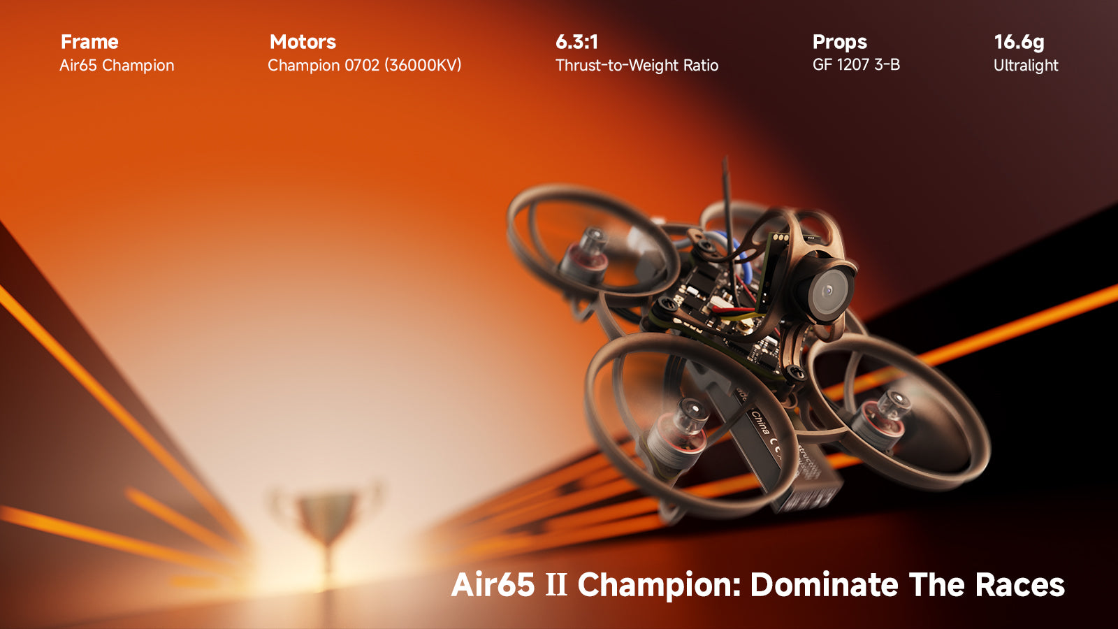 Air65 II Brushless Whoop Quadcopter champion version