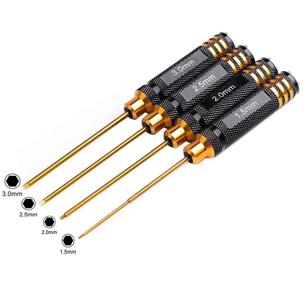 RC Tools Hexagonal Screwdriver Set 1.5 2.0 2.5 3.0mm Screwdriver