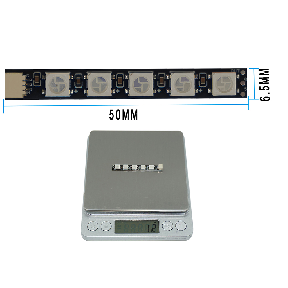 2812 RGB Programmable LED Light Strip (4pcs) 