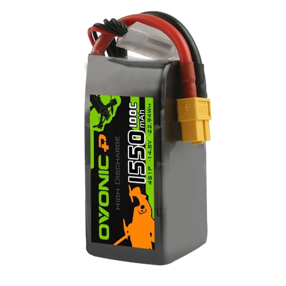 OVONIC 4S 6S Lipo Battery 1050mAh  1300mAh 1550mAh 1300mAh 1550mAh 2200mAh LiPo Battery Pack For FPV Helicopter Drone Boat Airplane-HPXGRC