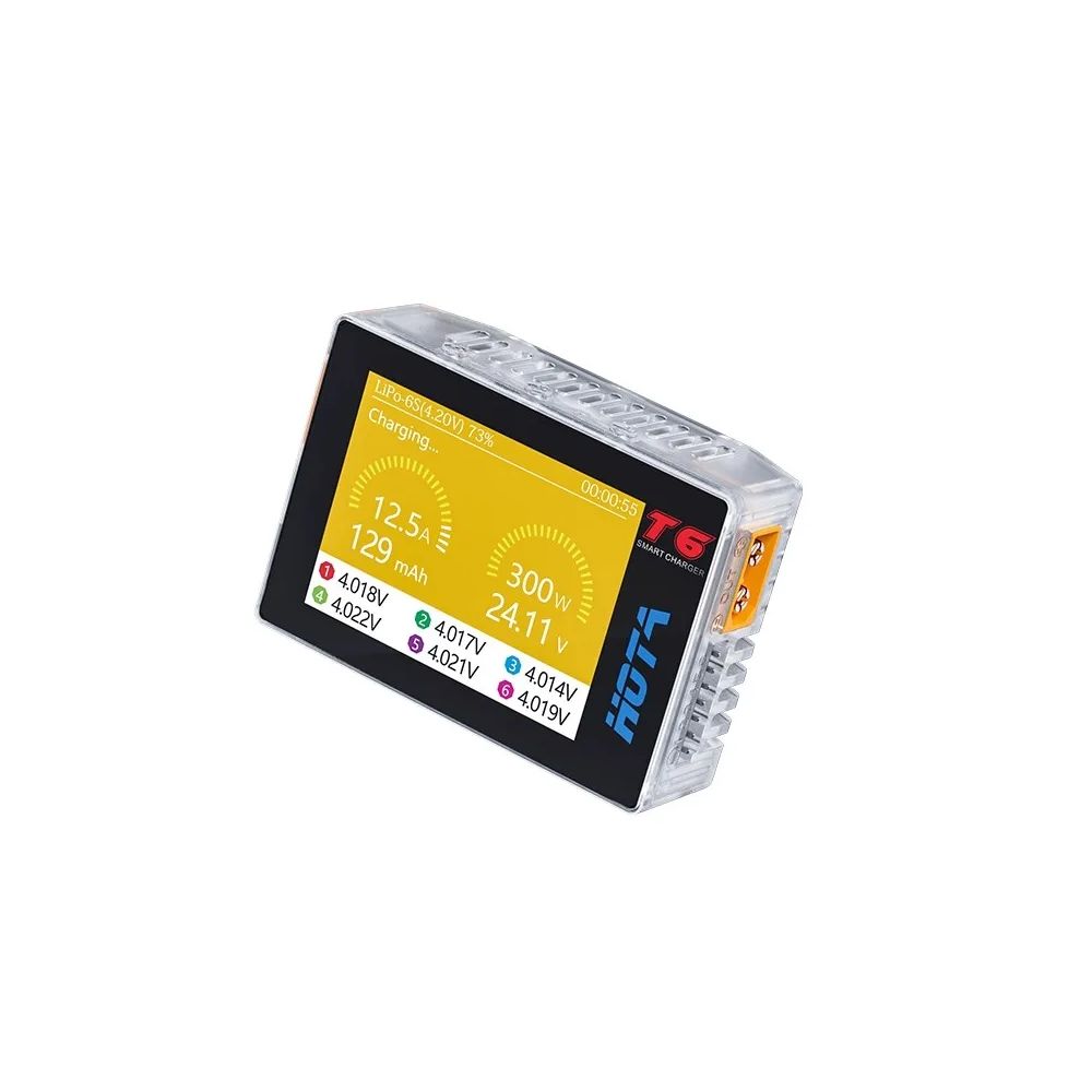 HOTA T6 300W 15A Battery Balance Charger 1-6S