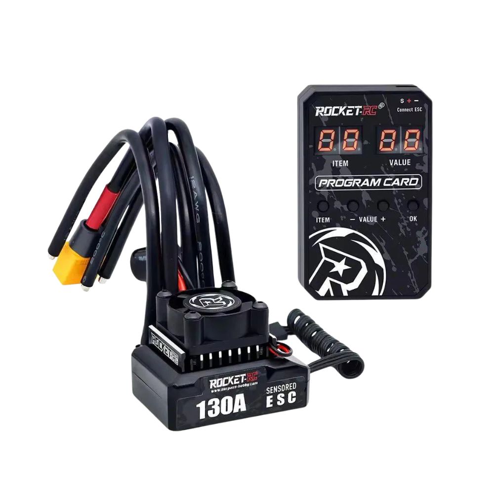 ROCKET-RC 130A ESC with Programming Card