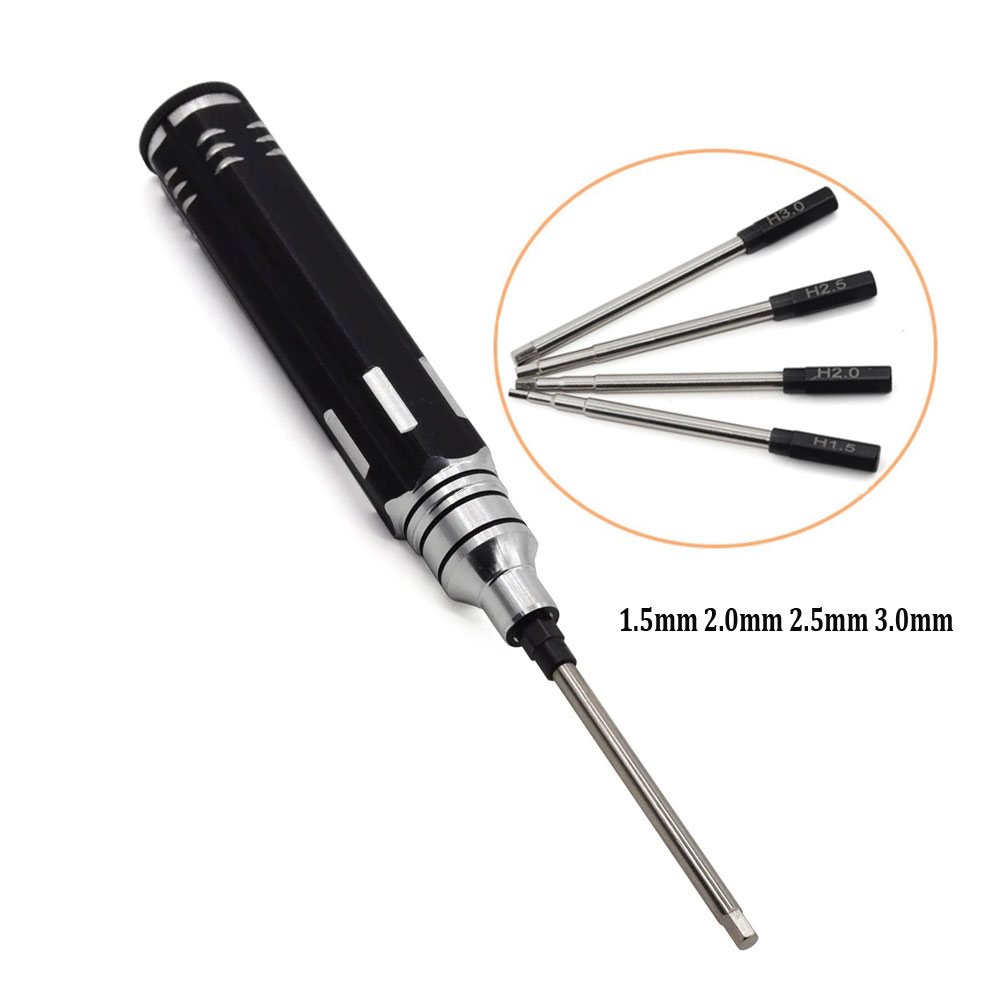 4in1 Hex Driver Screw Hexagon Head Screw Tool Set for RC Helicopter Car Tool
