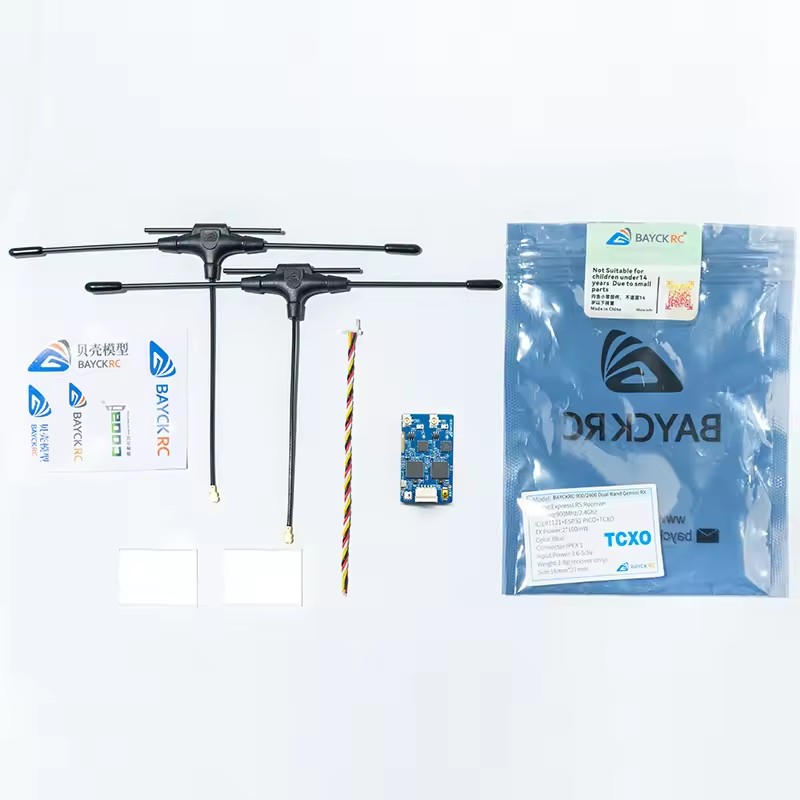 BAYCKRC 900MHz 2.4GHz 915M ELRS Dual Band Gemini Receiver 