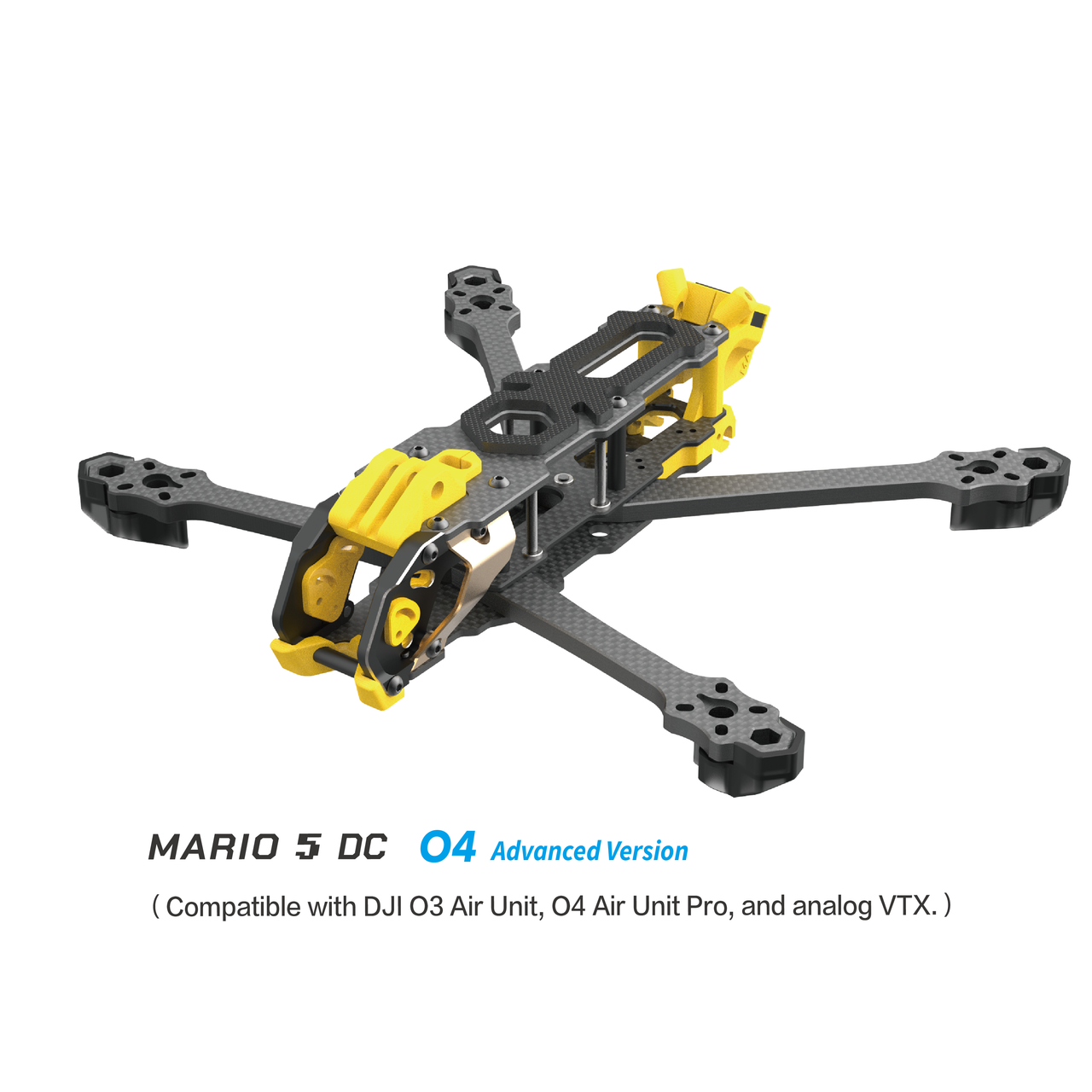 SpeedyBee Mario 5 O4 Frame Kit DC / XH Version with Carbon Fiber Plate FPV Freestyle RC Racing Drone