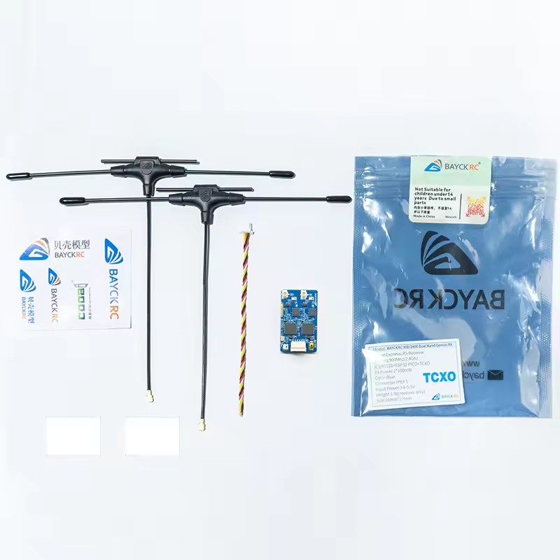 BAYCKRC 900MHz 2.4GHz 915M ELRS Dual Band Gemini Receiver 