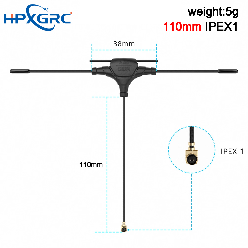 HPXGRC 915M/2.4G Dual-band T-type Antenna