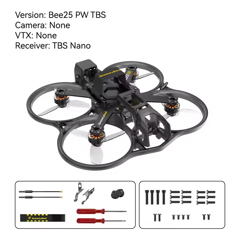 SpeedyBee Bee25 2.5inch HD FPV Drone ELRS 2.4G TBS Version Suited for O4 O3 Air Unit Runcam Link RC FPV Cinewhoop Drone Airplane-HPXGRC