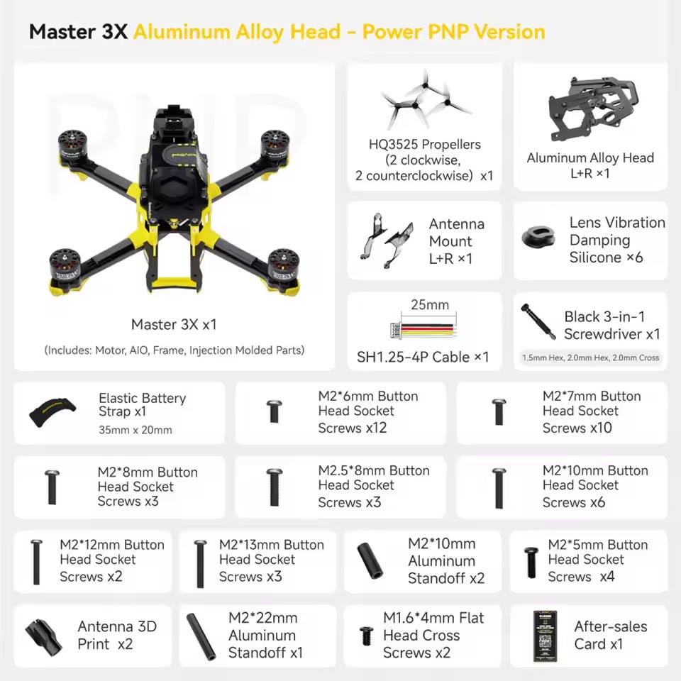 SpeedyBee Master 3X Modular O3/O4 Pro HD Digital VTX FPV Drone