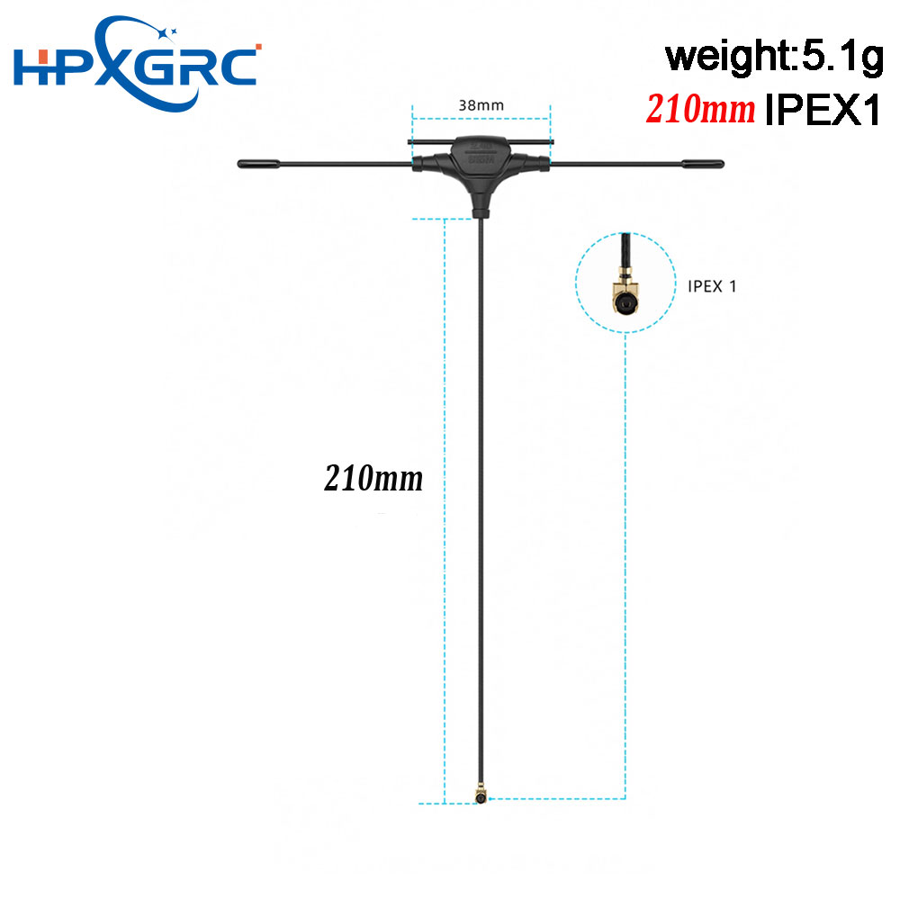 HPXGRC 915M/2.4G Dual-band T-type Antenna