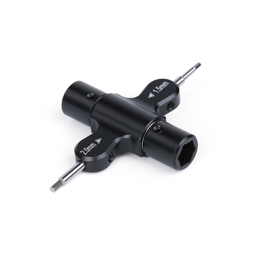 iFlight M3 M5 Quad Wrench Built in One Way Bearing Tool Nut Screw Wrench Quick Release Propeller Motor Tool for FPV Drone-HPXGRC