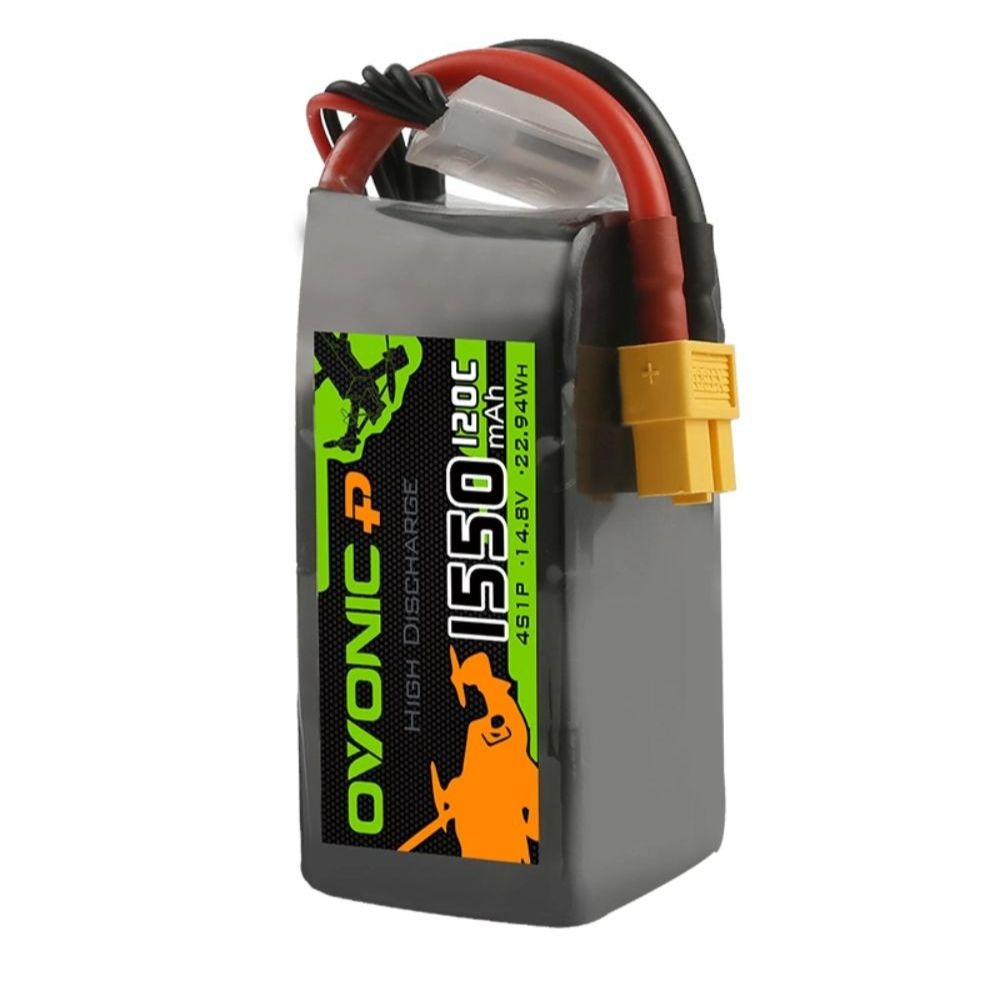 OVONIC 4S 6S Lipo Battery 1050mAh  1300mAh 1550mAh 1300mAh 1550mAh 2200mAh LiPo Battery Pack For FPV Helicopter Drone Boat Airplane-HPXGRC