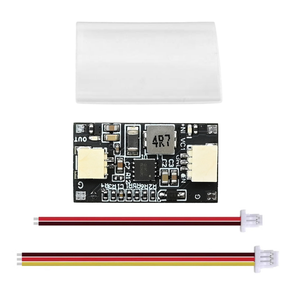 HPXGRC 5-12V BEC Step-down Module 5V/12V Output / 8.4V-28V Input Supports Welding or Wiring Terminal Connection -HPXGRC