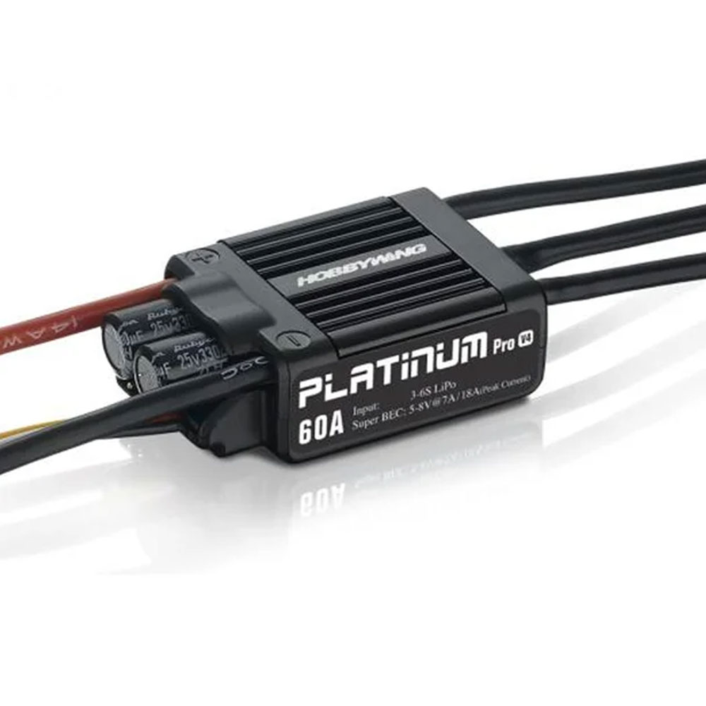 Hobbywing Platinum V4 25A 40A 60A 80A 120A Brushless ESC Electronic Speed Controller 3-6S Lipo Built-in BEC-HPXGRC