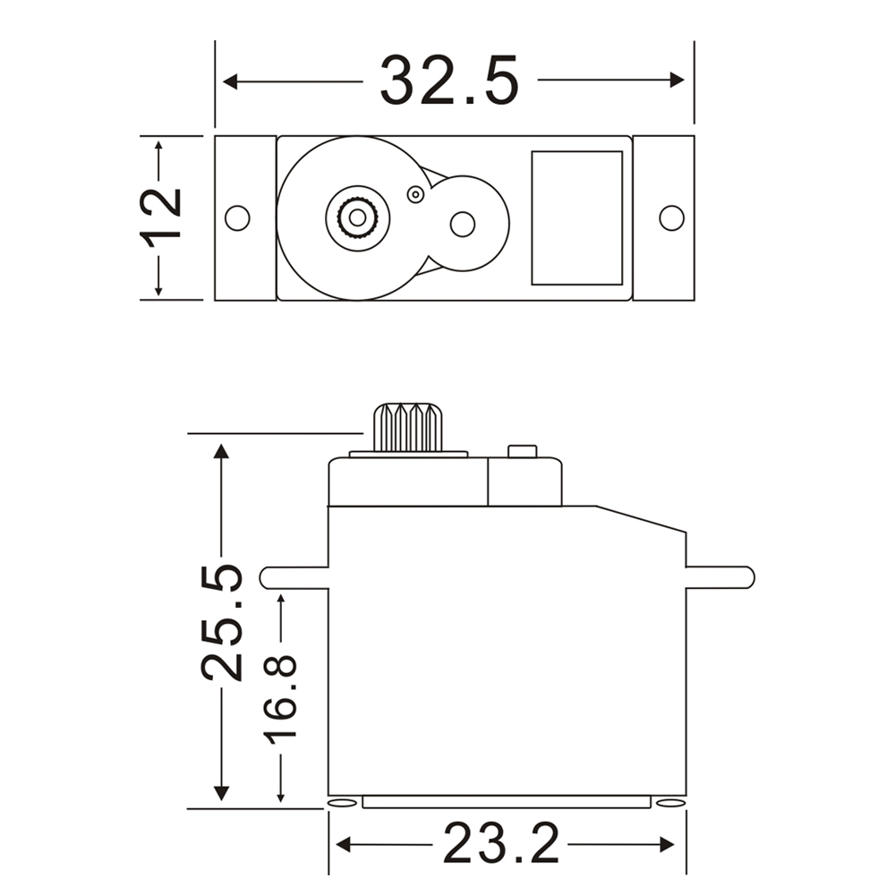 JX Servo PDI-1109HB 9g Plastic Gear Metal Core Motor Mini Digital Servo for RC Airplane Helicopter Car Boat Robot-HPXGRC
