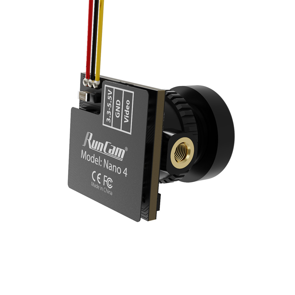 RunCam Phoenix 2 SP V4 1500TVL FPV Camera 5-36V Wide Voltage Range 4:3/16:9 PAL/NTSC Back-illuminated Sensor for RC FPV Drone-HPXGRC