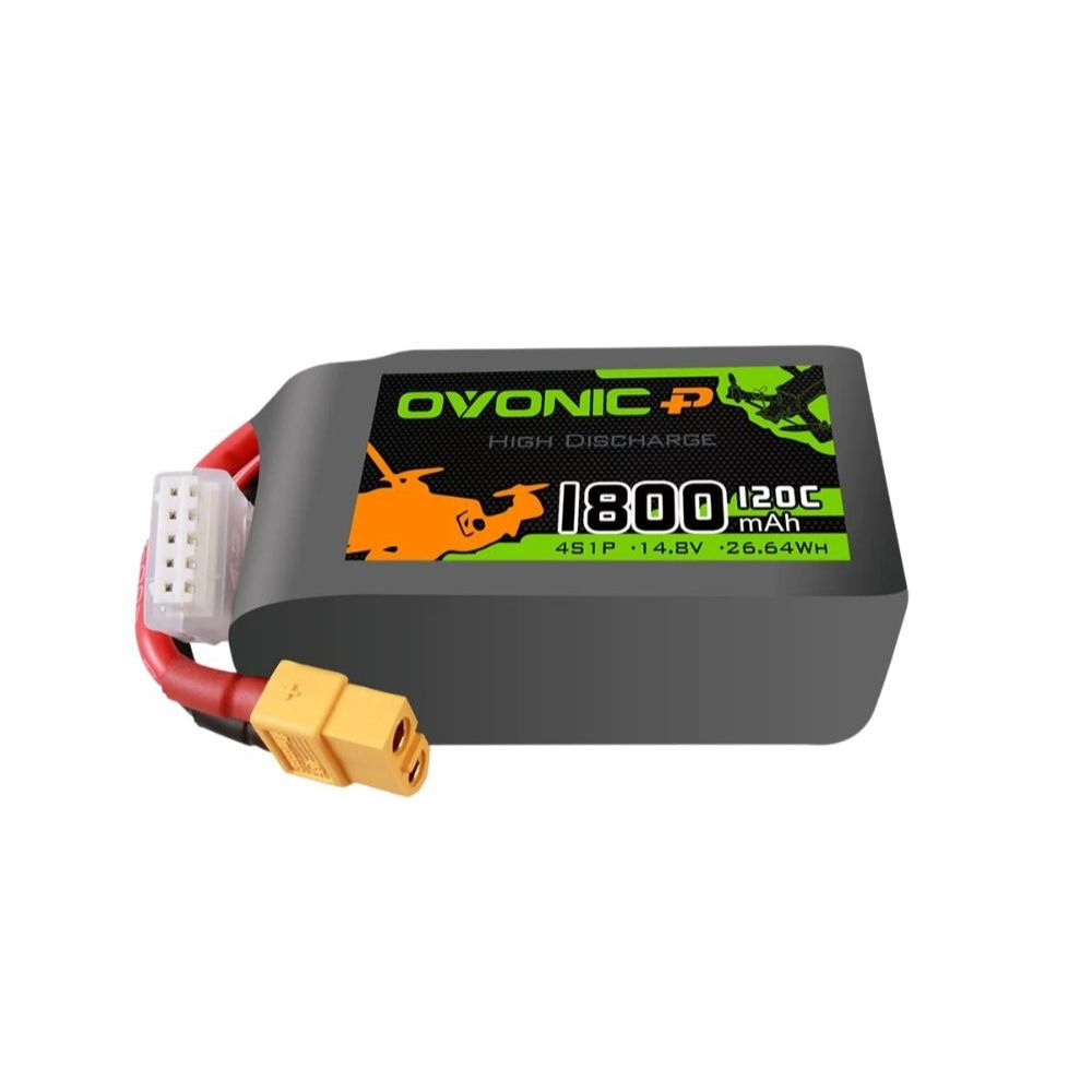 OVONIC 4S 6S Lipo Battery 1050mAh  1300mAh 1550mAh 1300mAh 1550mAh 2200mAh LiPo Battery Pack For FPV Helicopter Drone Boat Airplane-HPXGRC