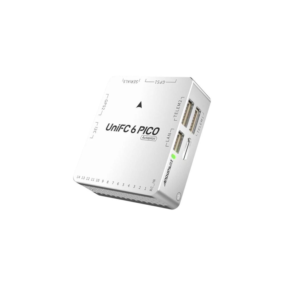 SIYI UniFC 6 PICO Autopilot Flight Controller with UniGNSS M10 GPS and 2-14S Power Module, ArduPilot PX4 Compatible for Multirotor Fixed Wing VTOL UAV UGV USV