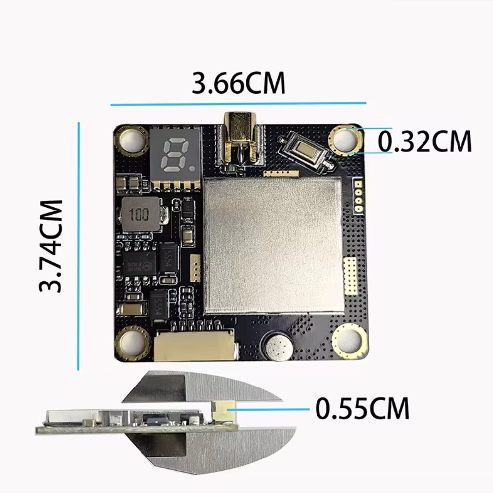 5.8G VTX FPV 2W Video Audio Transmitter 
