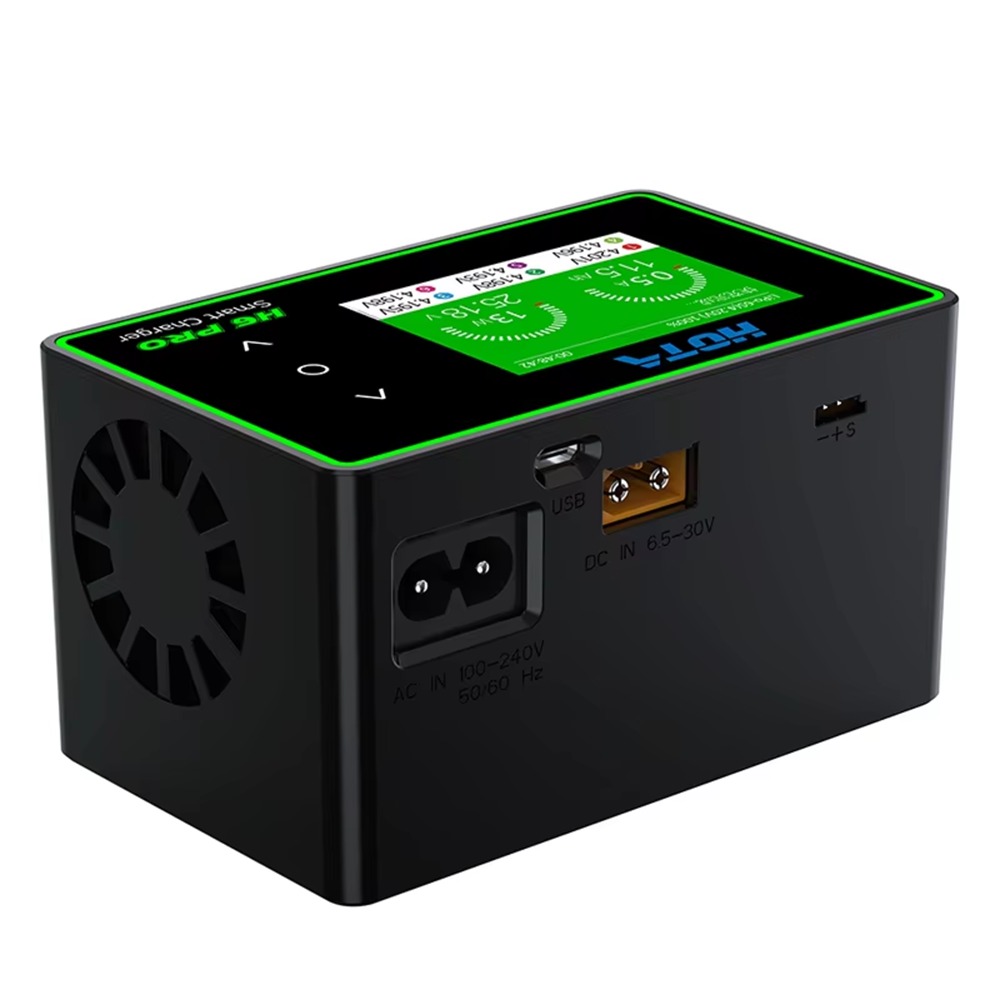 HOTA H6 Pro Duo AC 200W DC 700W 26A Mini Battery Charger 1-6S Lipo NiMh Li-ion Ni-Cd Digital RC Balance Charger Discharger Tools-HPXGRC