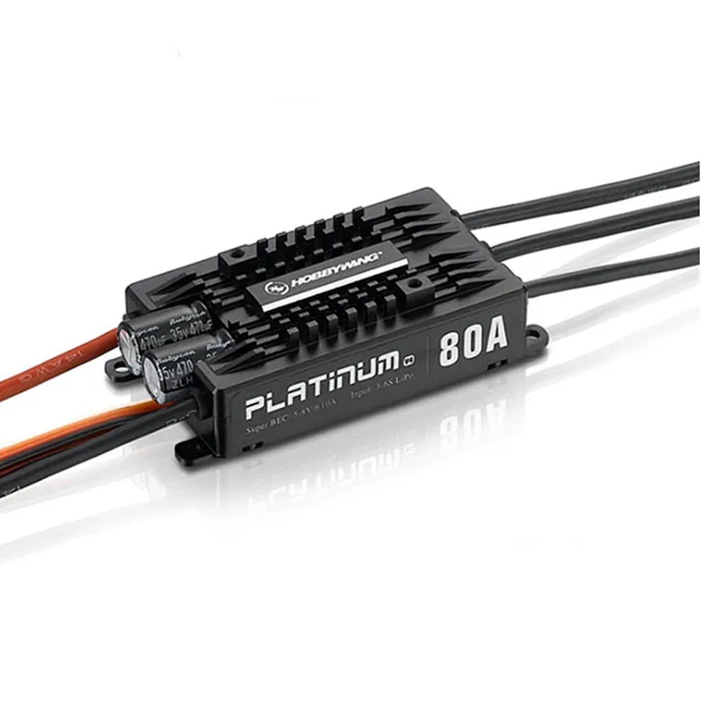 Hobbywing Platinum V4 25A 40A 60A 80A 120A Brushless ESC Electronic Speed Controller 3-6S Lipo Built-in BEC-HPXGRC