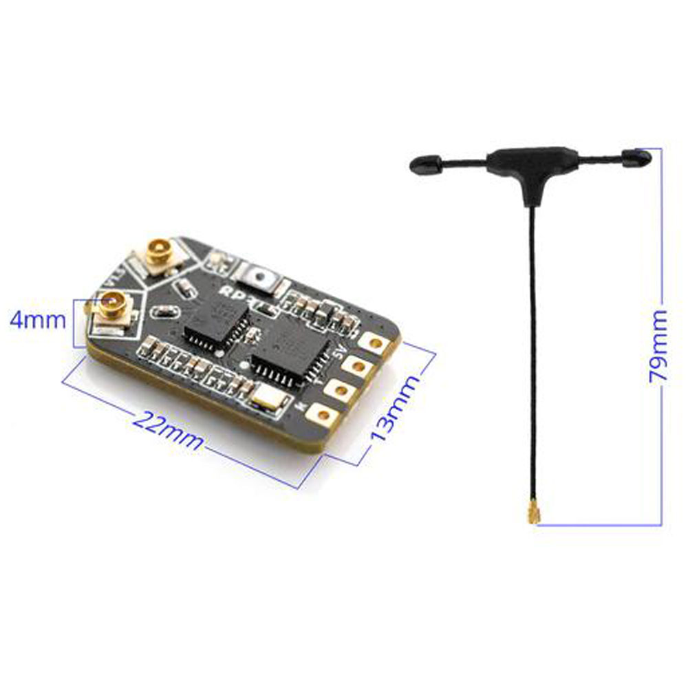 RadioMaster RP1 RP2 RP3 2.4GHZ Receiver ELRS Nano Receiver For TX16S TX12 ZORRO ELRS RC Radio Transmitter-HPXGRC