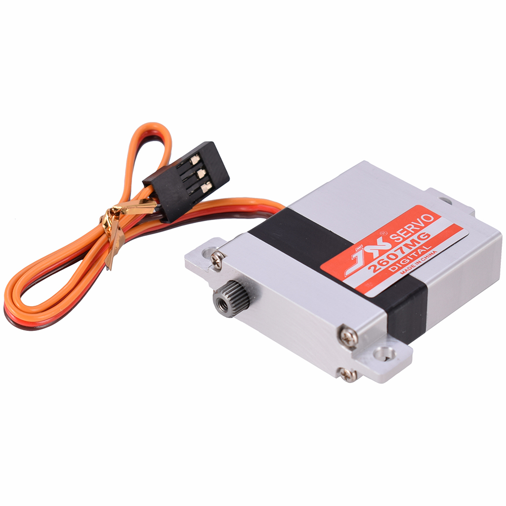 JX Servo PDI-2607MG 7.2kg 0.13sec Digital Full Metal Aluminium Case Wing Servo For RC Drone Glider Dual Ball Bearing-HPXGRC