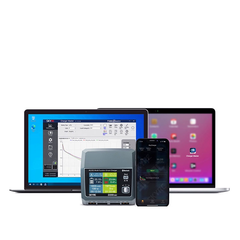 SKYRC D200neo AC 200W DC 800W Multi-Function Smart Charger