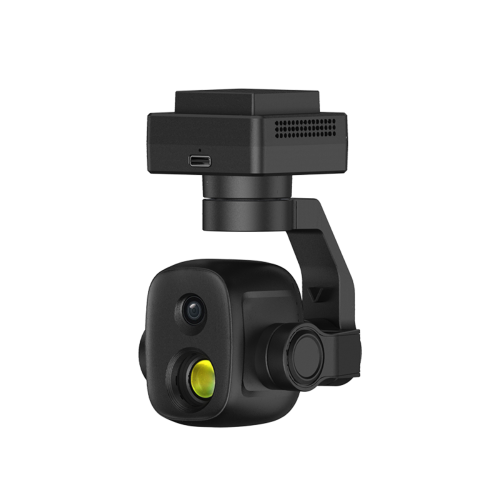 SIYI ZT6 Mini Optical Pod Dual Sensors 4K 8MP 6X Digital Zoom Gimbal Camera 640 x 512 Thermal Imaging Temperature Measuring 3-Axis Stabilizer ArduPilot PX4 Mavlink Compatible UAV UGV USV Pod Payload for Drone Surveillance Inspection-HPXGRC