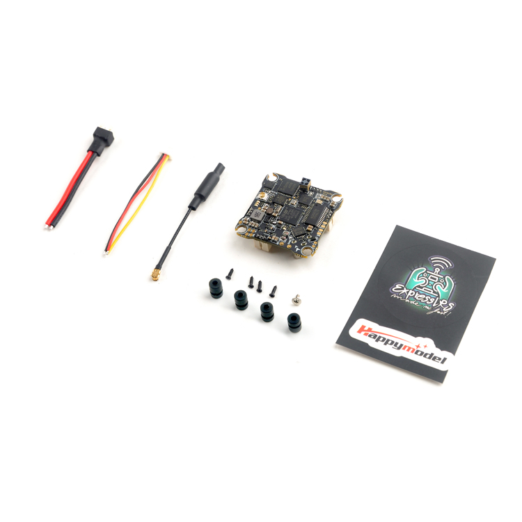 HappyModel X12 AIO 5in1 Flight Controller Built-in 12A ESC and OPENVTX 400mW Support 1-2S ELRS For FPV Racing Drone Crux3 Crux35-HPXGRC