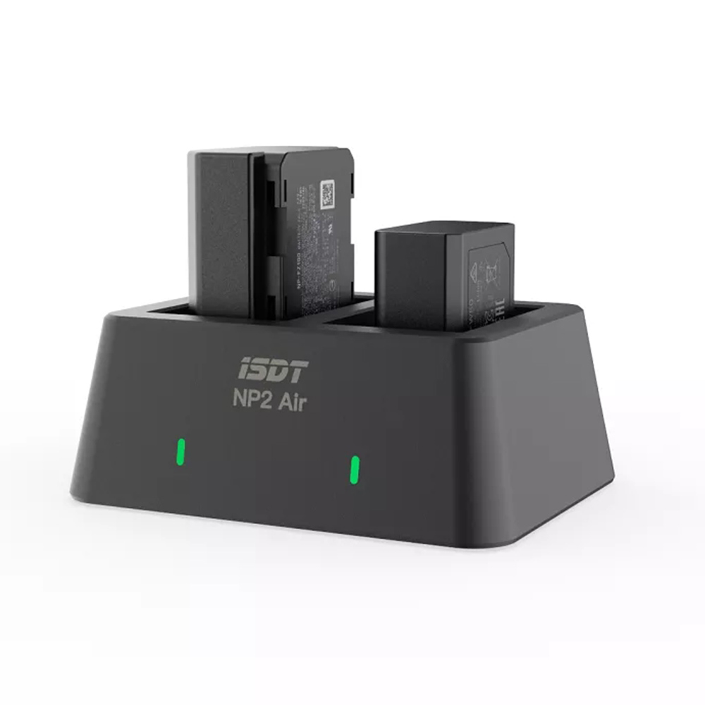 ISDT NP2 Air Camera Battery Charger,NP-FZ100 NP-FW50 NP-BX1 Bluetooth Charger for Sony Batteries